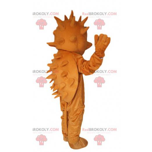 Velmi zábavný maskot hnědého ježka. Ježek kostým. -