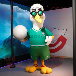 Green Gull maskot kostume...