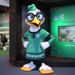 Green Gull maskot kostume...