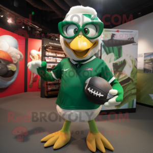 Green Gull maskot kostume...