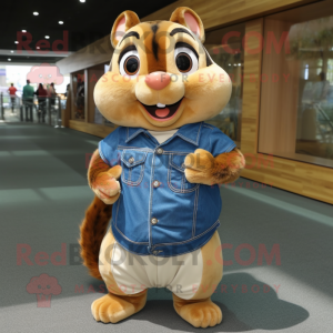 Peach Chipmunk mascotte...