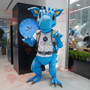 Sky Blue Triceratops...