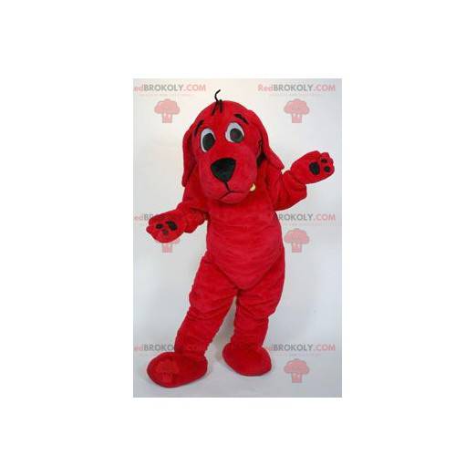 Clifford the big red dog cartoon mascot - Redbrokoly.com