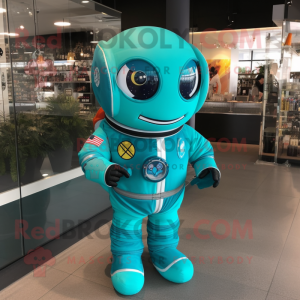 Turquoise astronaut...