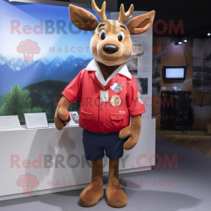 Red Deer mascotte kostuum...