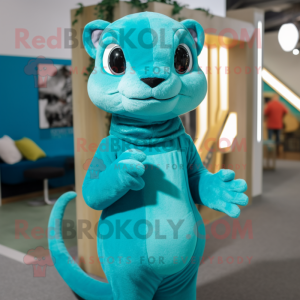 Cyan Weasel mascotte...