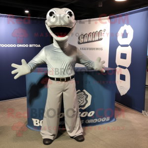 Zilver Titanoboa mascotte...