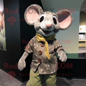 Olive Mouse mascotte...