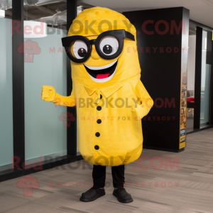 Yellow Pizza Slice mascotte...