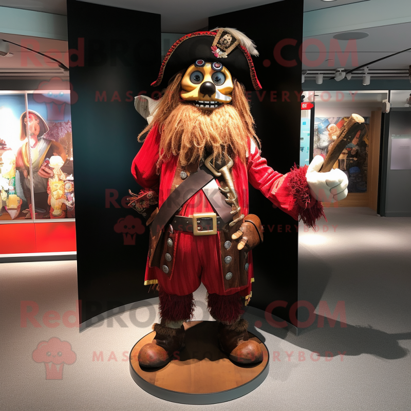 nan Pirate mascot costume character dressed with a Playsuit and Foot pads nan Pirate mascot costume character dressed with a Playsuit and Foot pads
