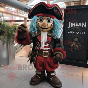  Pirate mascotte kostuum...