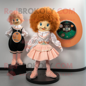 Peach Irish Dancer maskot...
