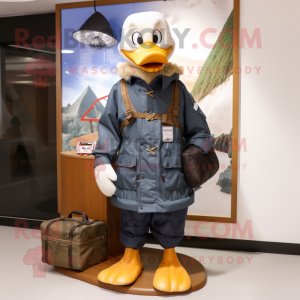 Navy Geese mascotte kostuum...