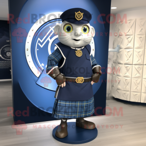 Navy Celtic Shield mascotte...