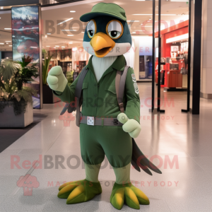 Personagem de mascote Green...