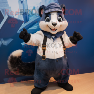 Navy Skunk mascotte kostuum...