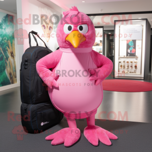 Pink Blackbird maskot...