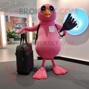 Pink Blackbird maskot...