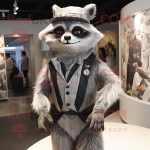 Silver Raccoon mascotte...