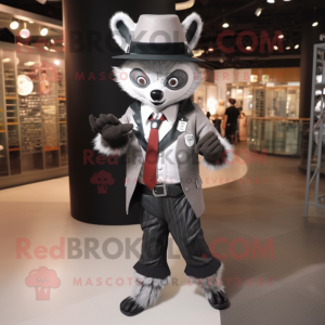 Silver Raccoon mascotte...