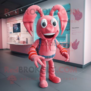 Pink Lobster mascotte...