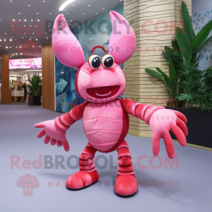 Pink Lobster mascotte...