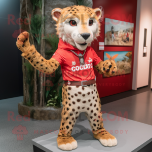 Red Cheetah mascotte...