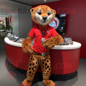 Red Cheetah mascotte...