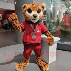 Red Cheetah mascotte...