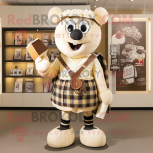 Crème doedelzak mascotte...