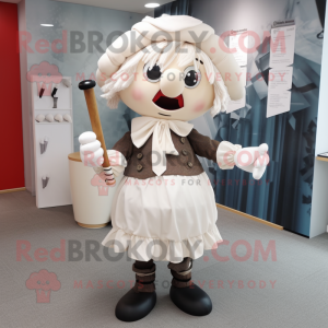 Creme sækkepibe maskot...