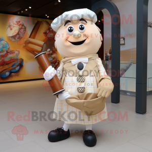 Crème doedelzak mascotte...