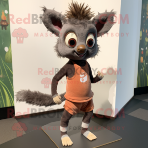 Rust Aye-Aye mascotte...