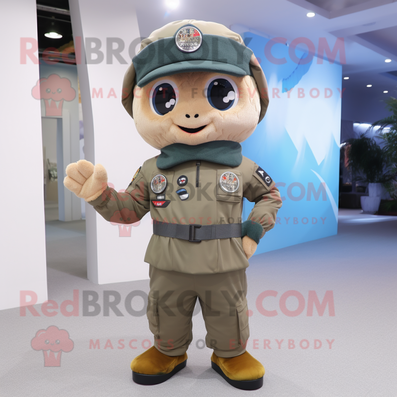 nan Air Force Soldier mascot costume character dressed with a Sweater and Bracelets