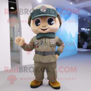 nan Air Force Soldier mascot costume character dressed with a Sweater and Bracelets