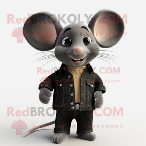 Black Mouse mascotte...