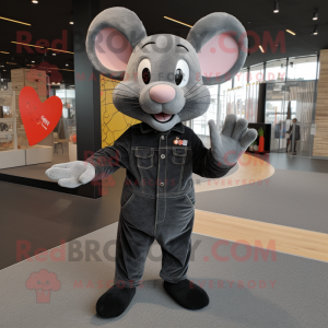 Black Mouse mascotte...