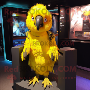 Yellow Parrot mascotte...