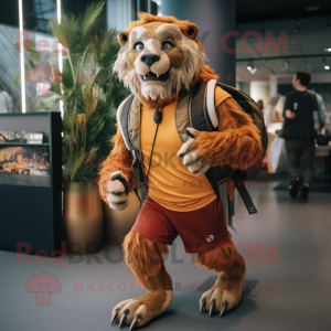 Rust Smilodon mascotte...