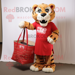 Red Sabeltannt Tiger maskot...
