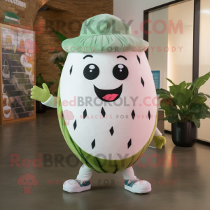 White Watermelon mascotte...