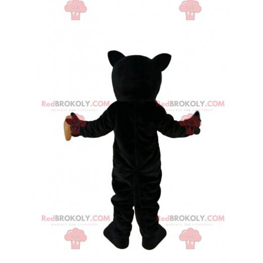 Black panther mascot with beautiful blue eyes - Redbrokoly.com
