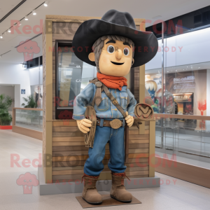 nan Cowboy mascot costume character dressed with a Shorts and Headbands