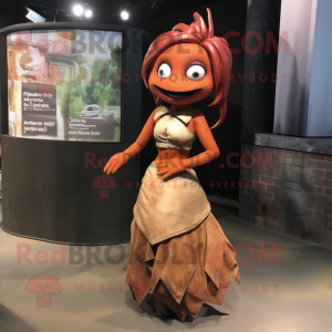 Rust Mermaid maskot drakt...