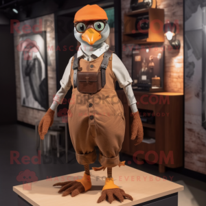 Postava maskota Rust Pigeon...