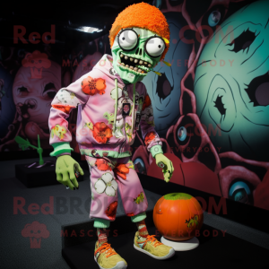 Peach Zombie mascotte...