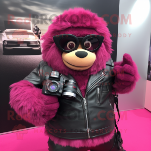 Magenta Camera mascotte...