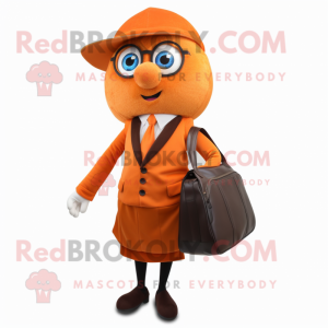 Orange Advokat maskot...