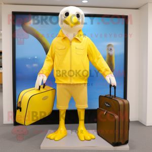 Citrongul Gull maskot...