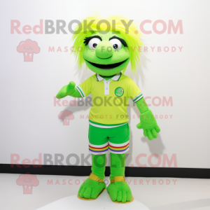 Lime Green Alliance maskot...